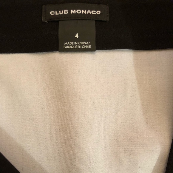 Club Monaco Faux Leather And Cloth Skirt - Picture 10 of 11